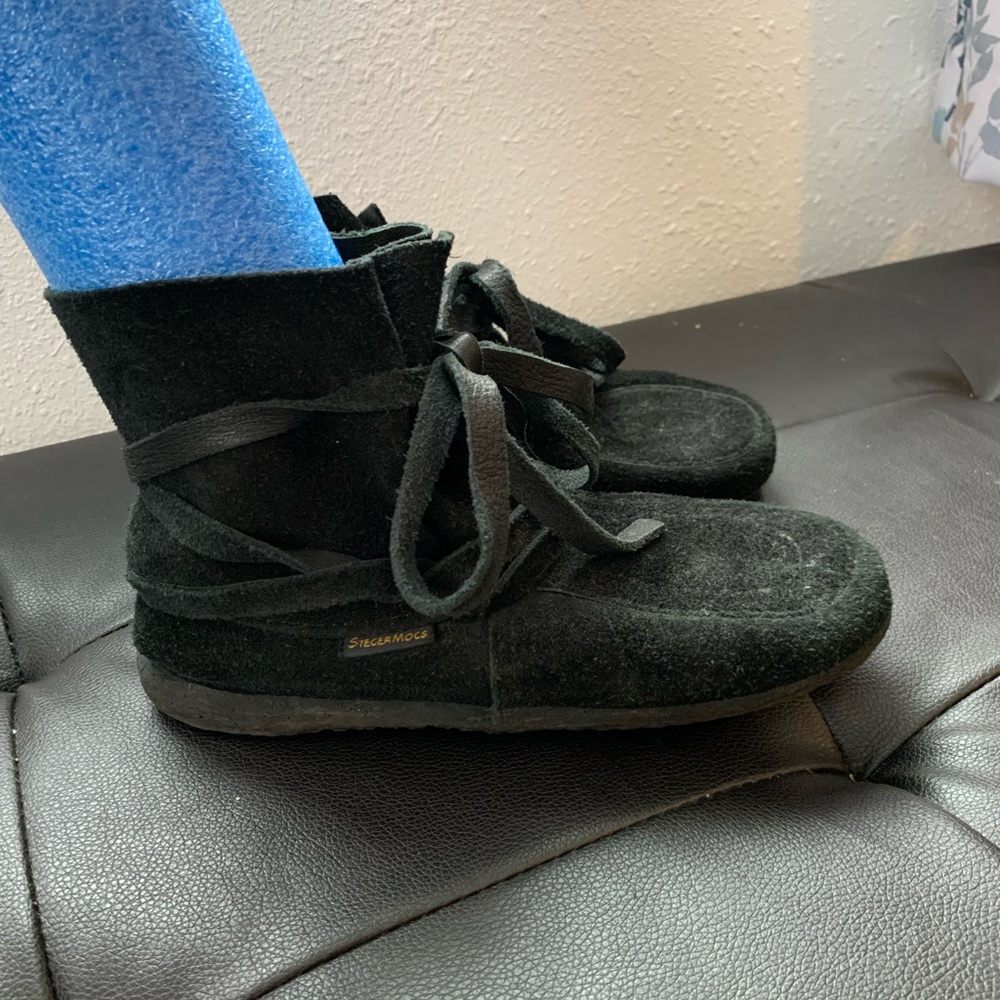 Black Steger Mukluk Mocs